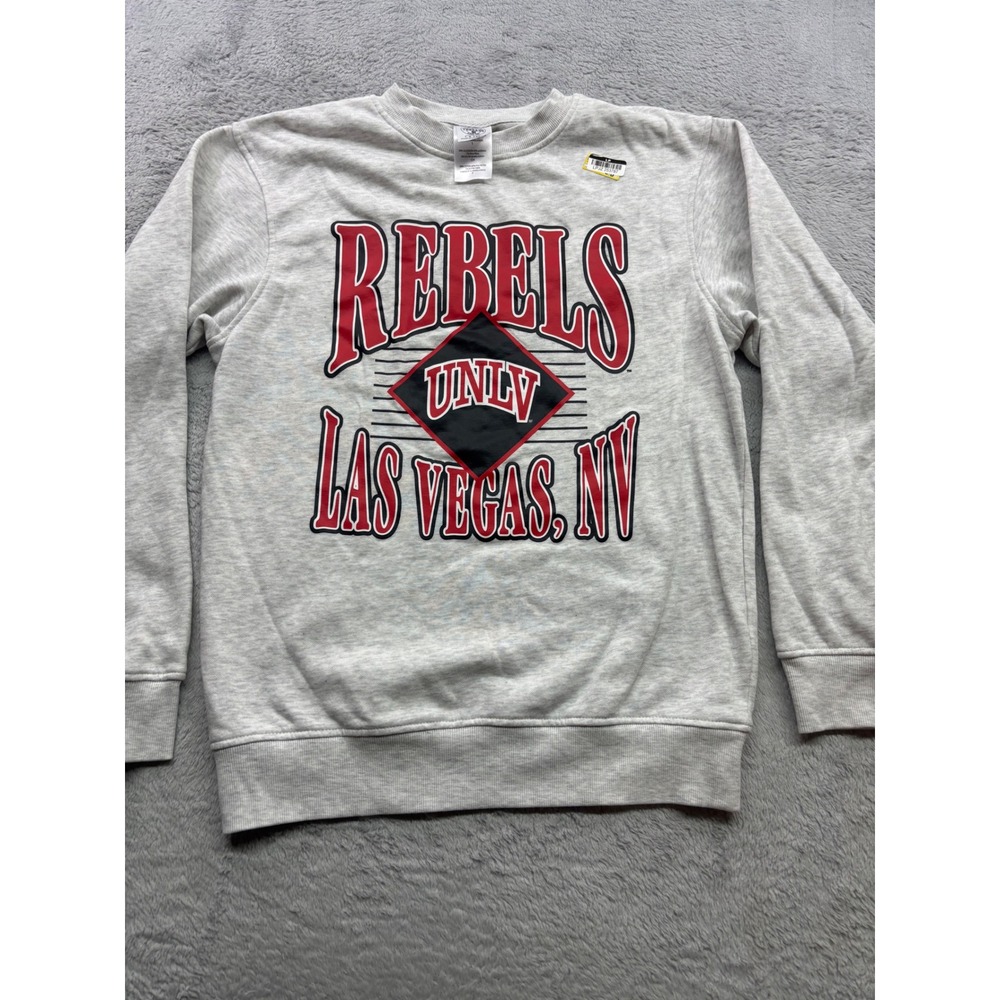 Rivalry Threads UNLV Rebels Las Vegas NV Sweatshirt Heather Gray Small 4/6